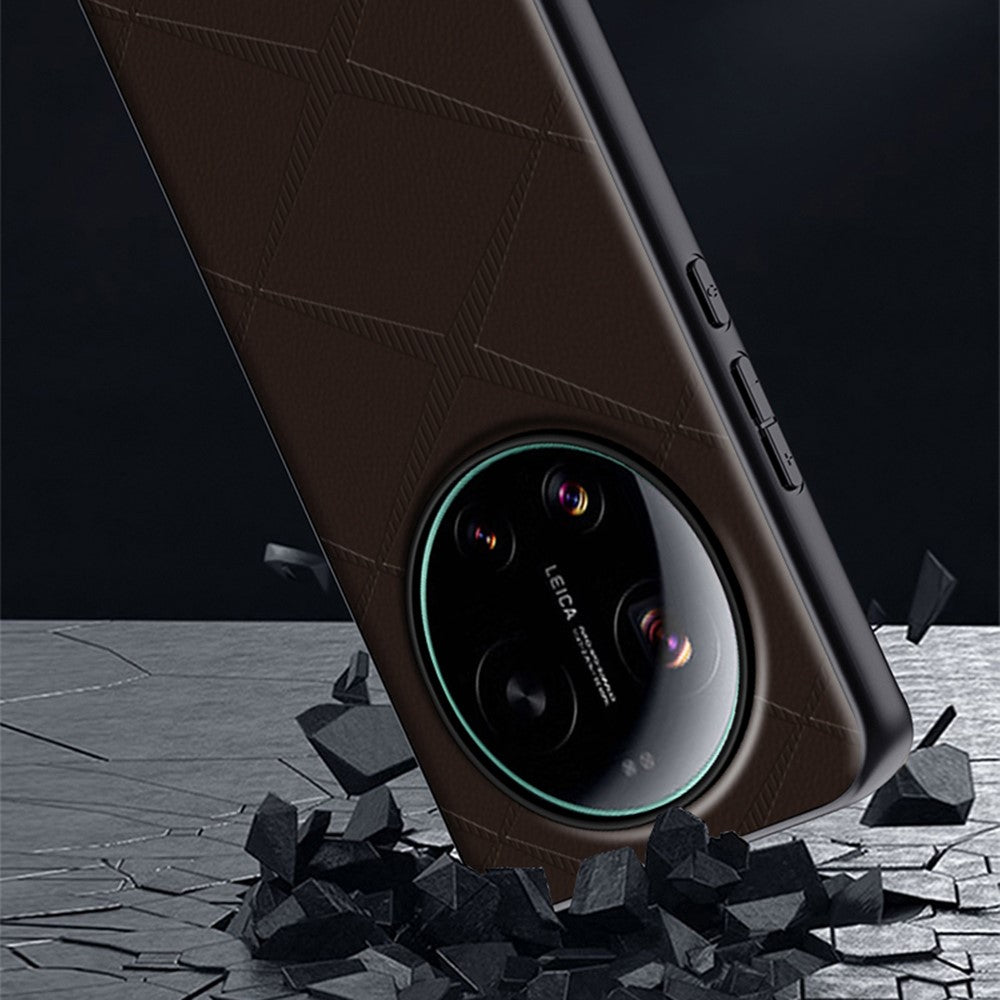 Karierte Kunstleder Hülle/Case für für Xiaomi 17 Ultra | ZITOCASES®