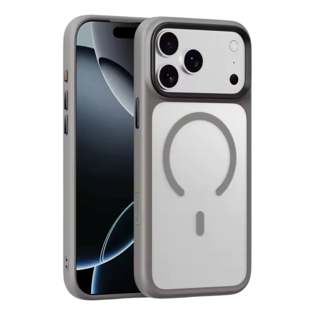 Matte/Transparente MagSafe/Magnet Silikon Hülle/Case mit farbigen Akzenten für iPhone 17 Pro, 17 Pro Max | ZITOCASES®