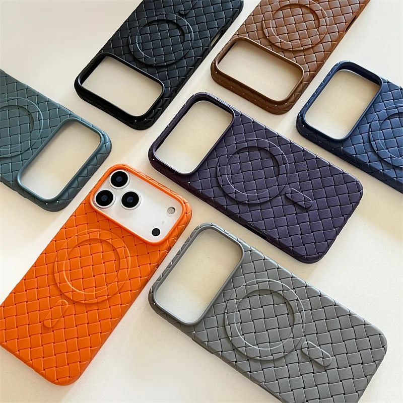 Geflochtene MagSafe/Magnet Silikon Hülle/Case für iPhone 17 Pro, 17 Pro Max | ZITOCASES®