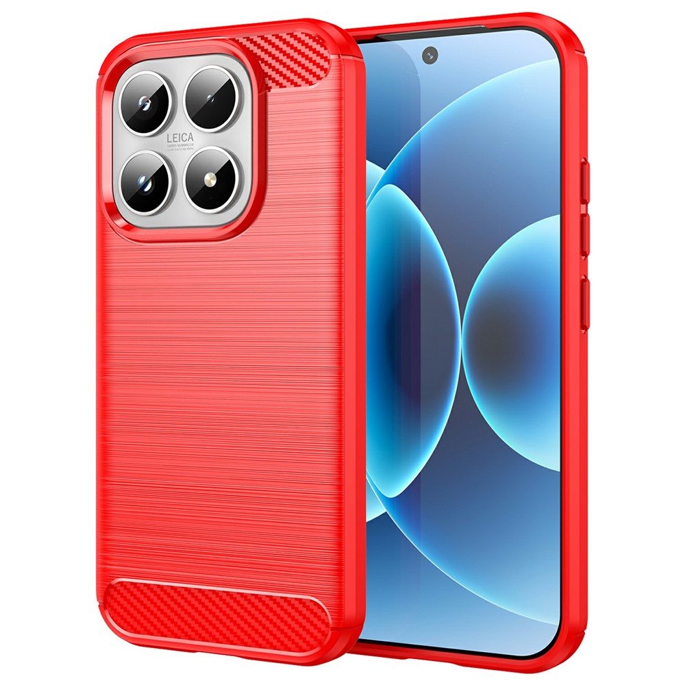 Metallstruktur/Carbon Optik Silikon Hülle/Case für Xiaomi 17 | ZITOCASES®