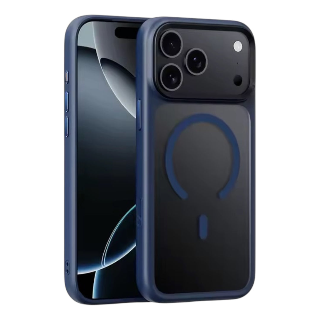 Matte/Transparente MagSafe/Magnet Silikon Hülle/Case mit farbigen Akzenten für iPhone 17 Pro, 17 Pro Max | ZITOCASES®