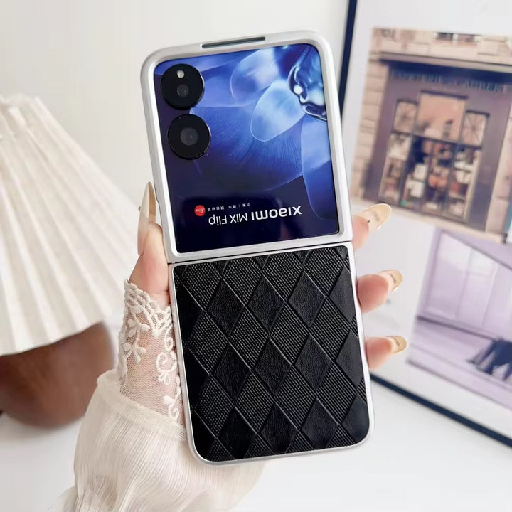 Karierte Kunstleder Hülle/Case für Xiaomi MIX Flip | ZITOCASES®