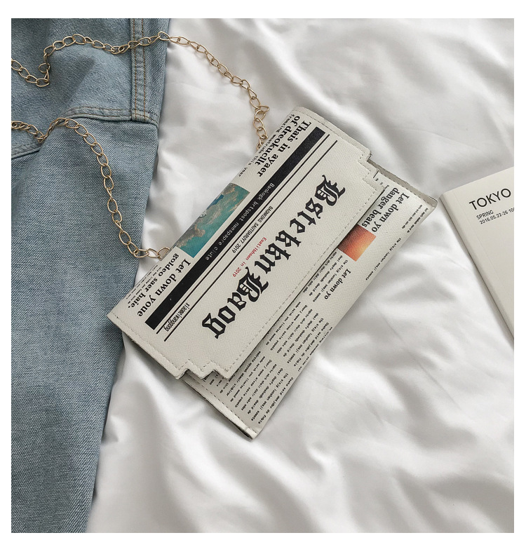 Zeitung/Newspaper Design Kunstleder Clutch/Tasche | ZITOCASES®