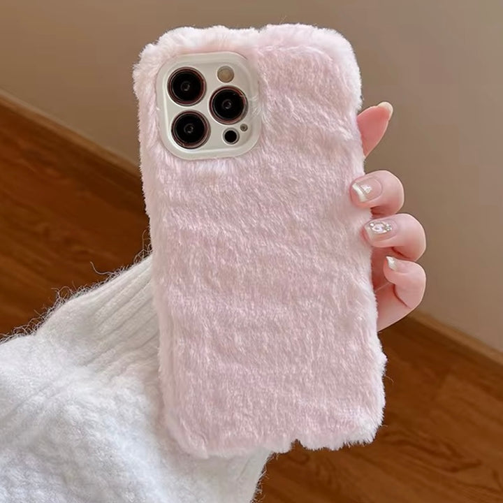 Weiche Kunstfell Winter Hülle/Case verschiedene Farben für iPhone 16, 15, 14-Serie | ZITOCASES®