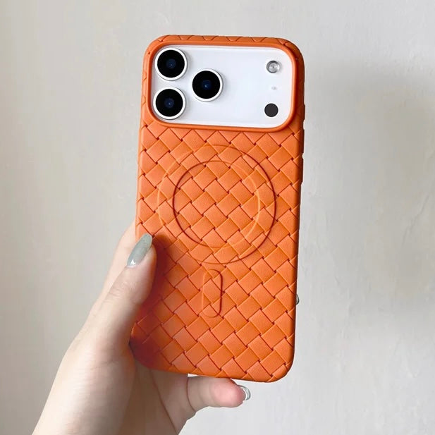 Geflochtene MagSafe/Magnet Silikon Hülle/Case für iPhone 17 Pro, 17 Pro Max | ZITOCASES®