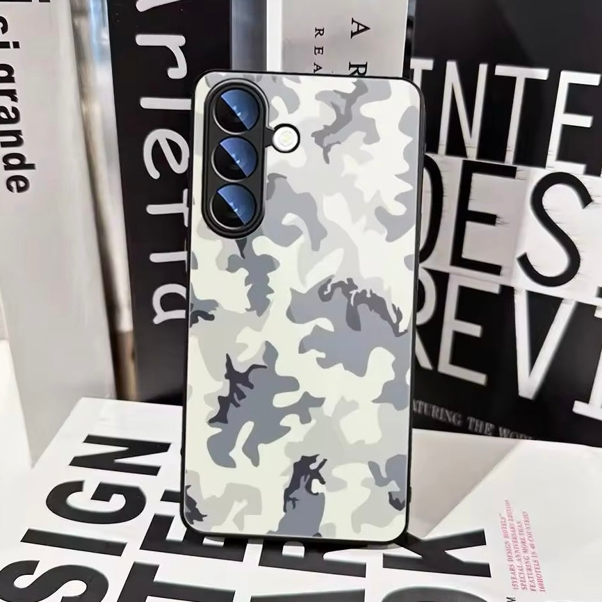 Camouflage Tarnfarben Panzerglas Hülle/Case für Samsung Galaxy S25, S25 Plus, S25 Ultra, S24, S24 Plus, S24 Ultra, S24 FE, S23 FE, S23, S23 Plus, S23 Ultra, S22, S22 Plus, S22 Ultra, S21 FE | ZITOCASES®