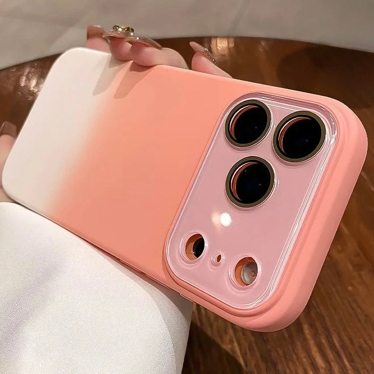 Matte/Farbverlauf Silikon Hülle/Case mit Kameraabdeckung für iPhone 17 Pro, 17 Pro Max | ZITOCASES®