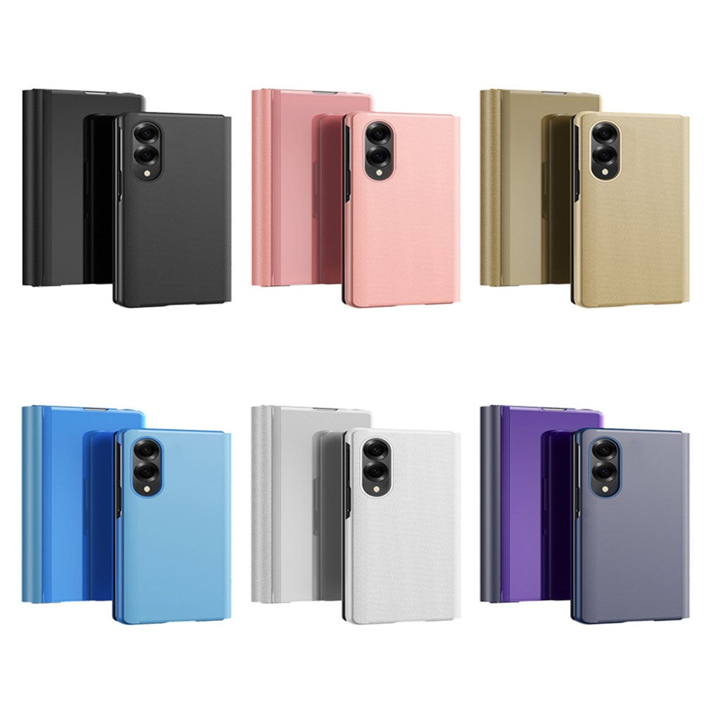 Transparente/Spiegel Kunstleder Klapphülle/Flipcase für Samsung Galaxy Z Fold 8 | ZITOCASES®