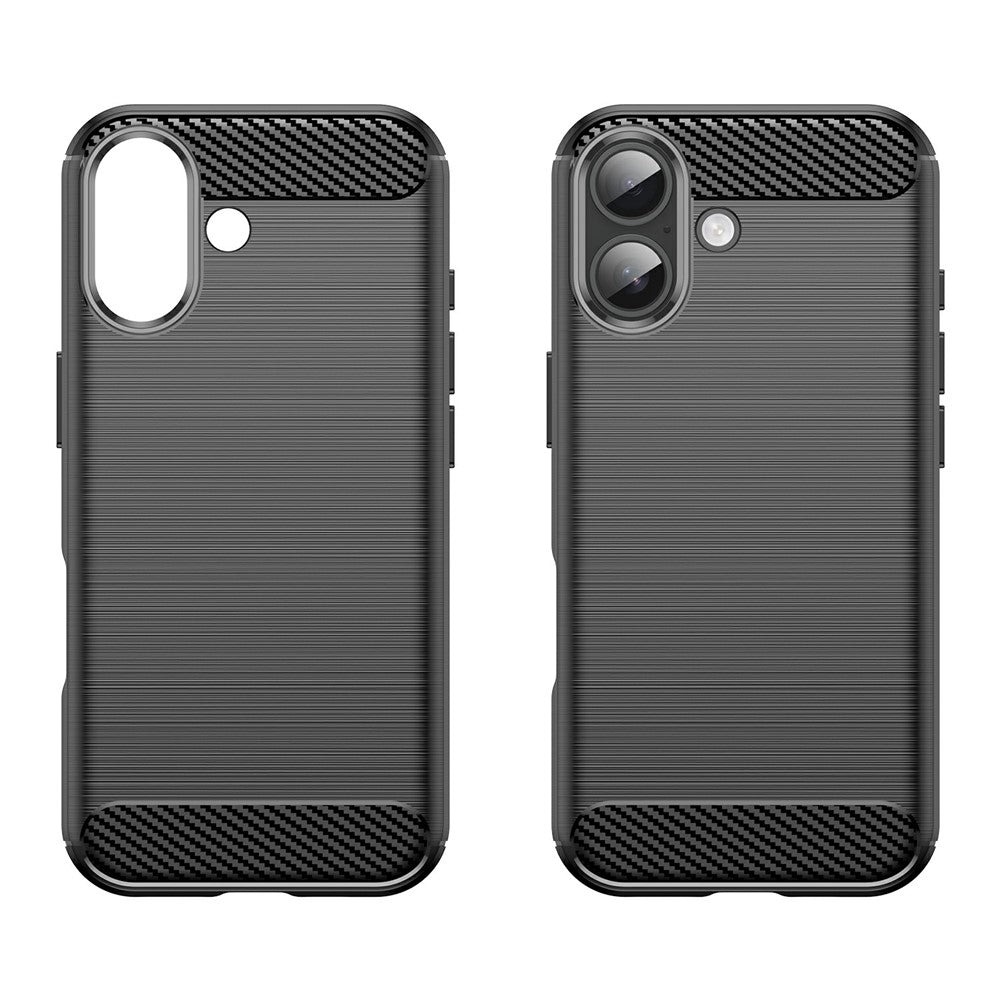 Metallstruktur/Carbon Optik Silikon Hülle/Case für iPhone 17 | ZITOCASES®