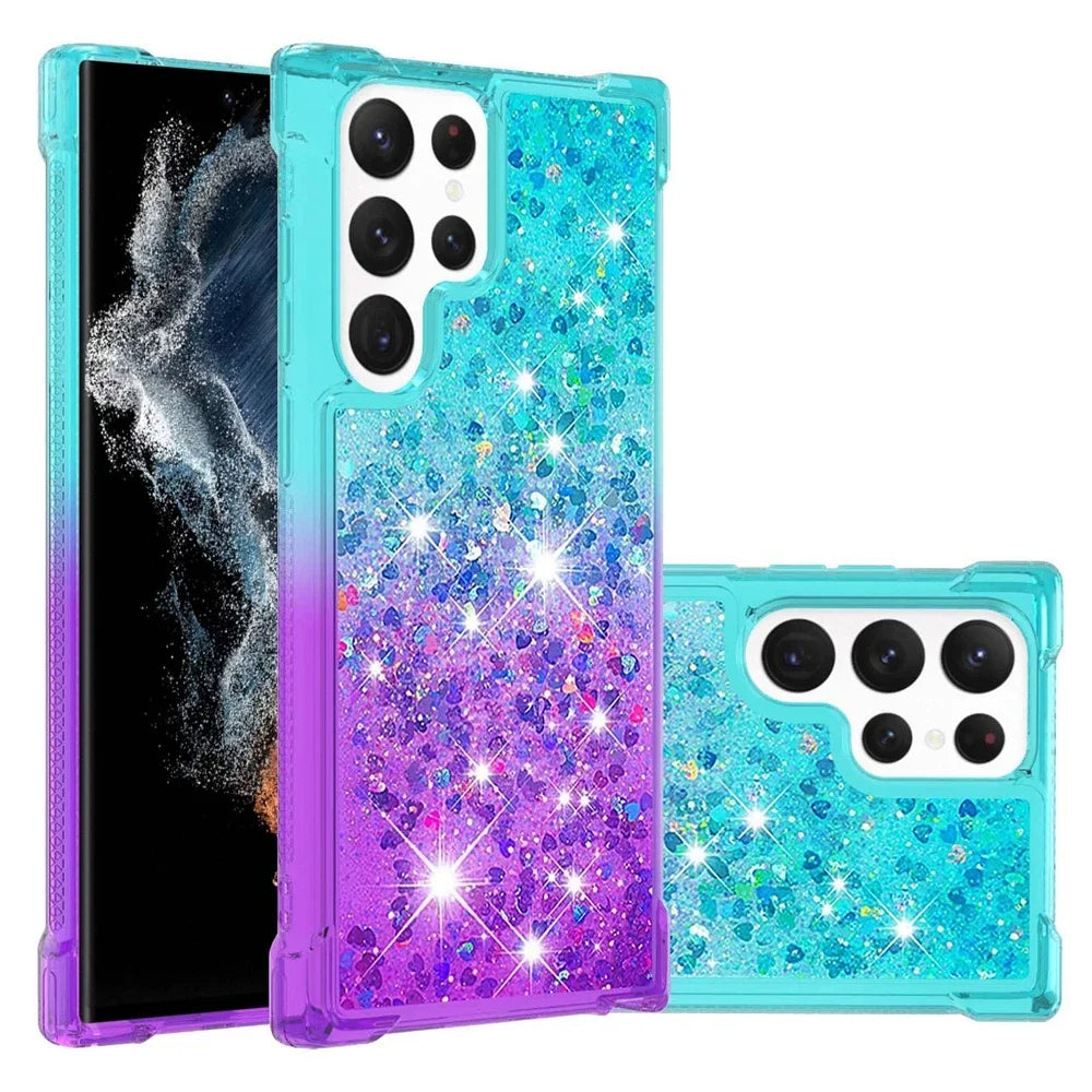 Liquid Schwimmende Glitzer Flakes Diamant Hülle/Case verschiedene Farben für Samsung Galaxy Note-Serie | ZITOCASES®