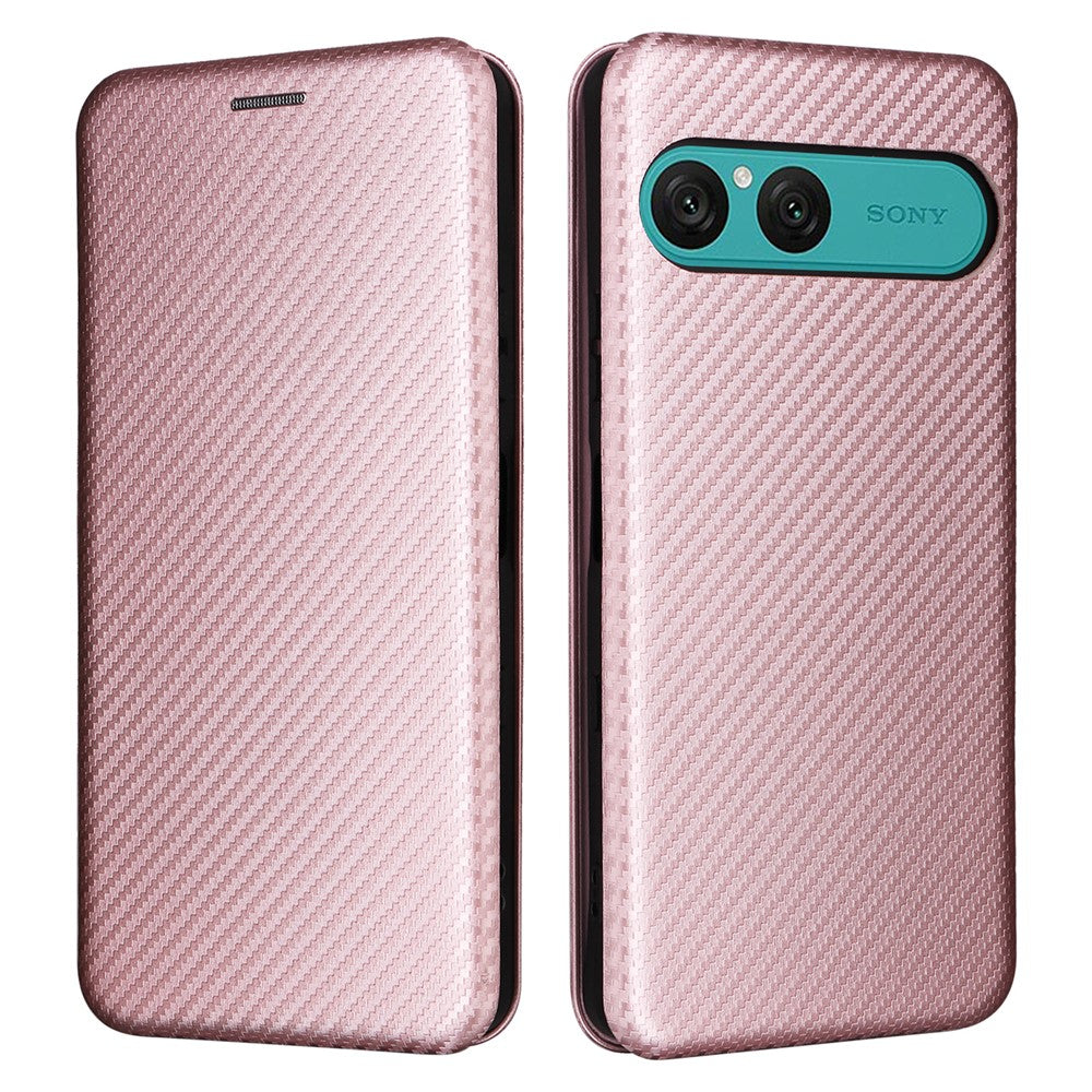 Carbon Optik Klapphülle/Flipcase für Sony Xperia 10 VIII | ZITOCASES®