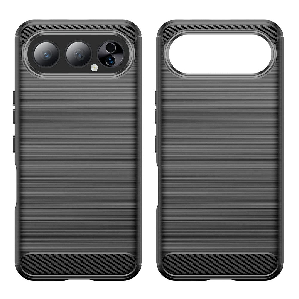 Metallstruktur/Carbon Optik Silikon Hülle/Case für Honor 500, 500 Pro | ZITOCASES®