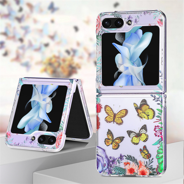 Transparente Schmetterling Hülle/Case für Samsung Galaxy Z Flip 6, 5, 4, 3 | ZITOCASES®