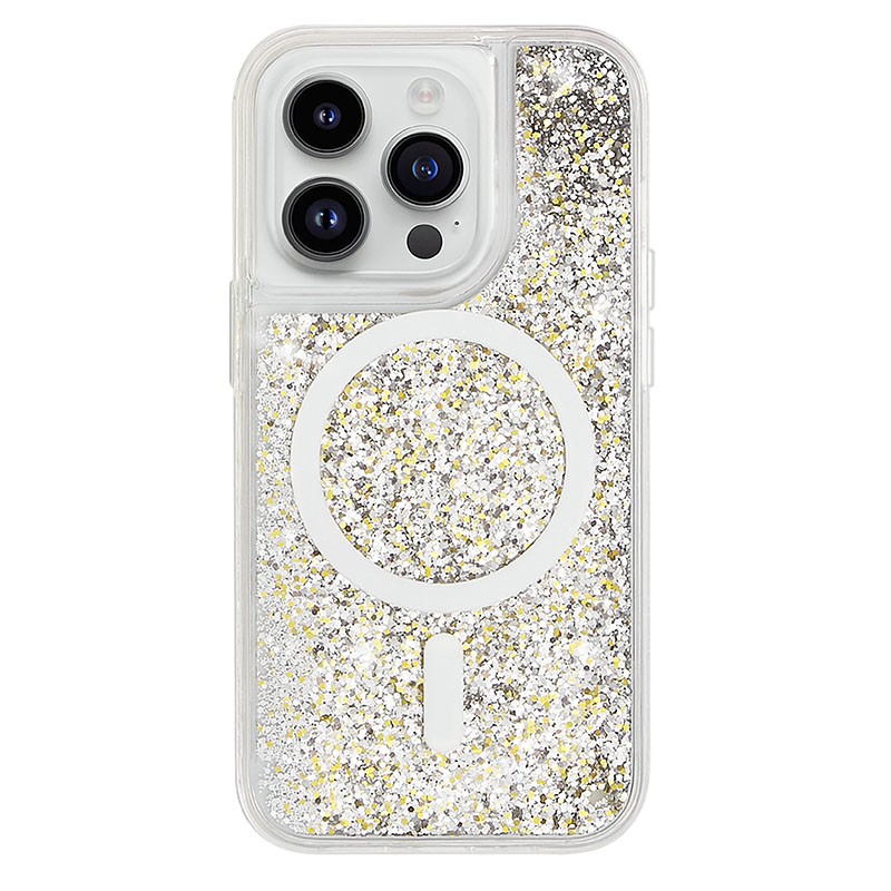 SALE | iPhone 14 Pro | 3D Liquid Glitzer MagSafe/Magnet Silikon Hülle/Case | ZITOCASES®