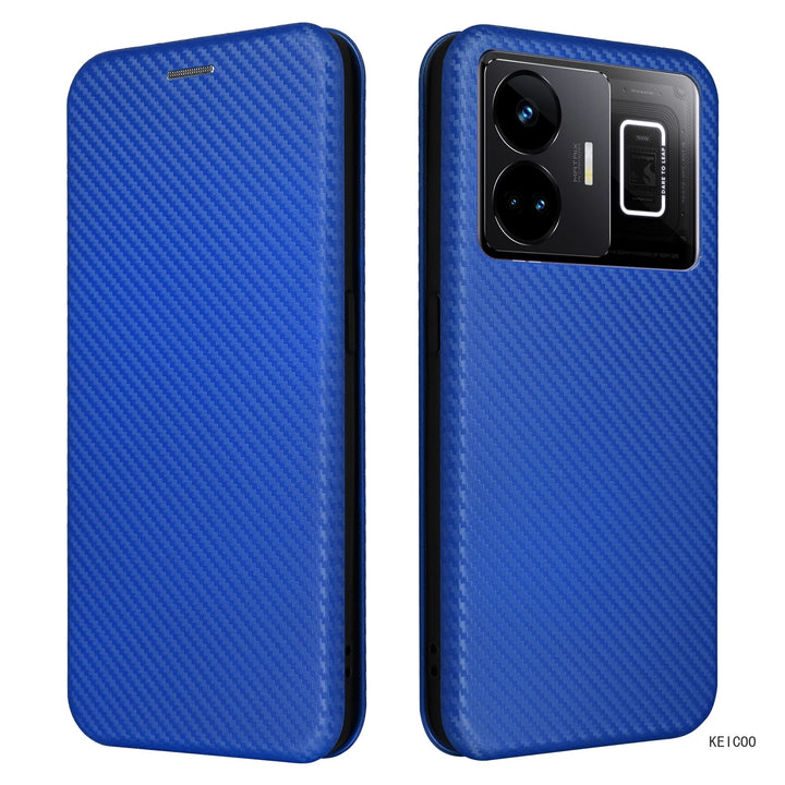 Kunstleder Carbon Klapp Hülle/Flip Case für Realme C, 12-Serie | ZITOCASES®