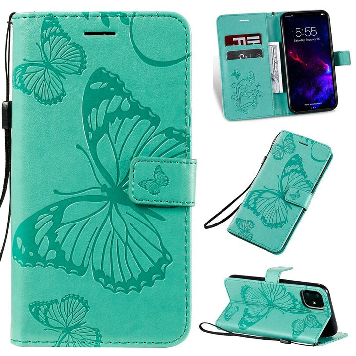 Schmetterling Motiv Kunstleder Klapp Hülle/Flip Case für iPhone 16, 15-Serie | ZITOCASES®