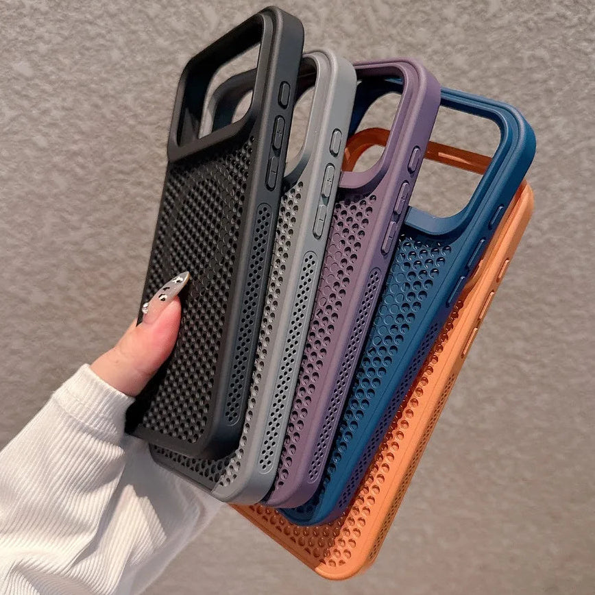 Gelochte/Wärmeableitende MagSafe/Magnet Silikon Hülle/Case für iPhone 17 Pro, 17 Pro Max | ZITOCASES®