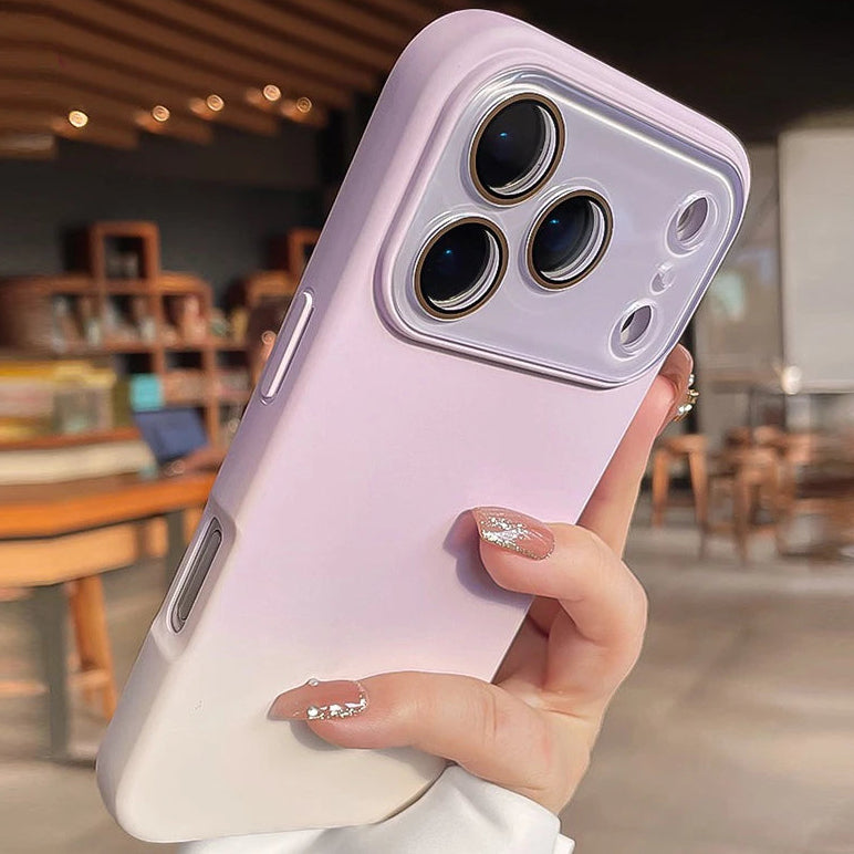 Matte/Farbverlauf Silikon Hülle/Case mit Kameraabdeckung für iPhone 17 Pro, 17 Pro Max | ZITOCASES®