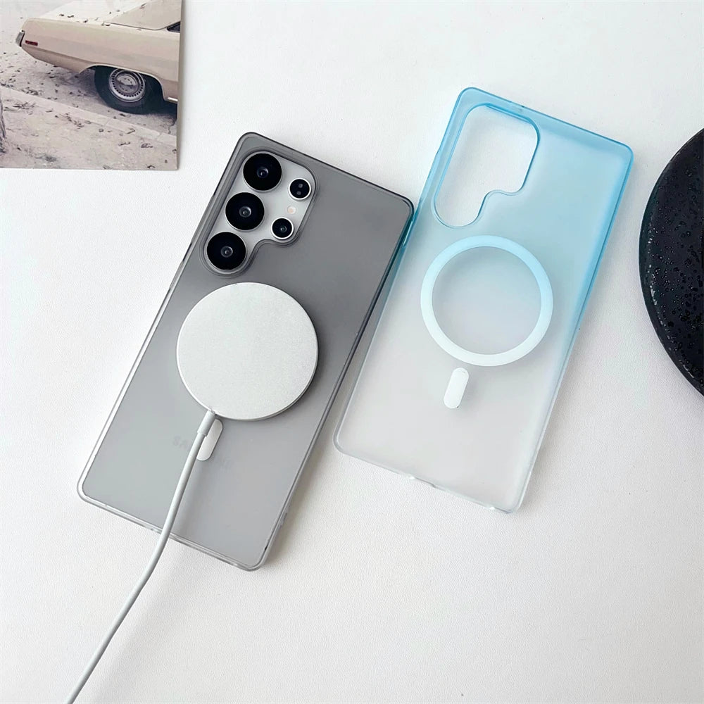 Ultra dünne 0,3mm Matte MagSafe/Magnet Farbverlauf Hülle/Case für Samsung Galaxy S26, S26 Plus, S26 Ultra | ZITOCASES®