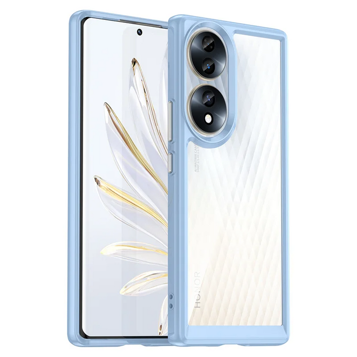 Transparente Silikon/Plastik Hülle/Case mit buntem Rahmen für Huawei Nova-Serie | ZITOCASES®