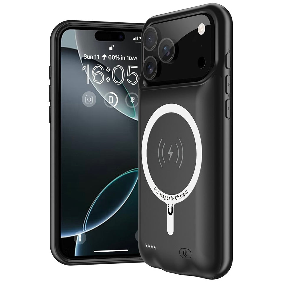 Akku Hülle/Case mit Ladefunktion für iPhone 17, 17 Pro, 17 Pro Max, Air, 16, 16 Plus, 16 Pro, 16 Pro Max, 16e, 15, 15 Plus, 15 Pro, 15 Pro Max, 14, 14 Plus, 14 Pro, 14 Pro Max, 13, 13 Pro, 13 Pro Max, 13 Mini, 12, 12 Pro, 12 Pro Max, 12 Mini, SE, 11 | ZITOCASES®