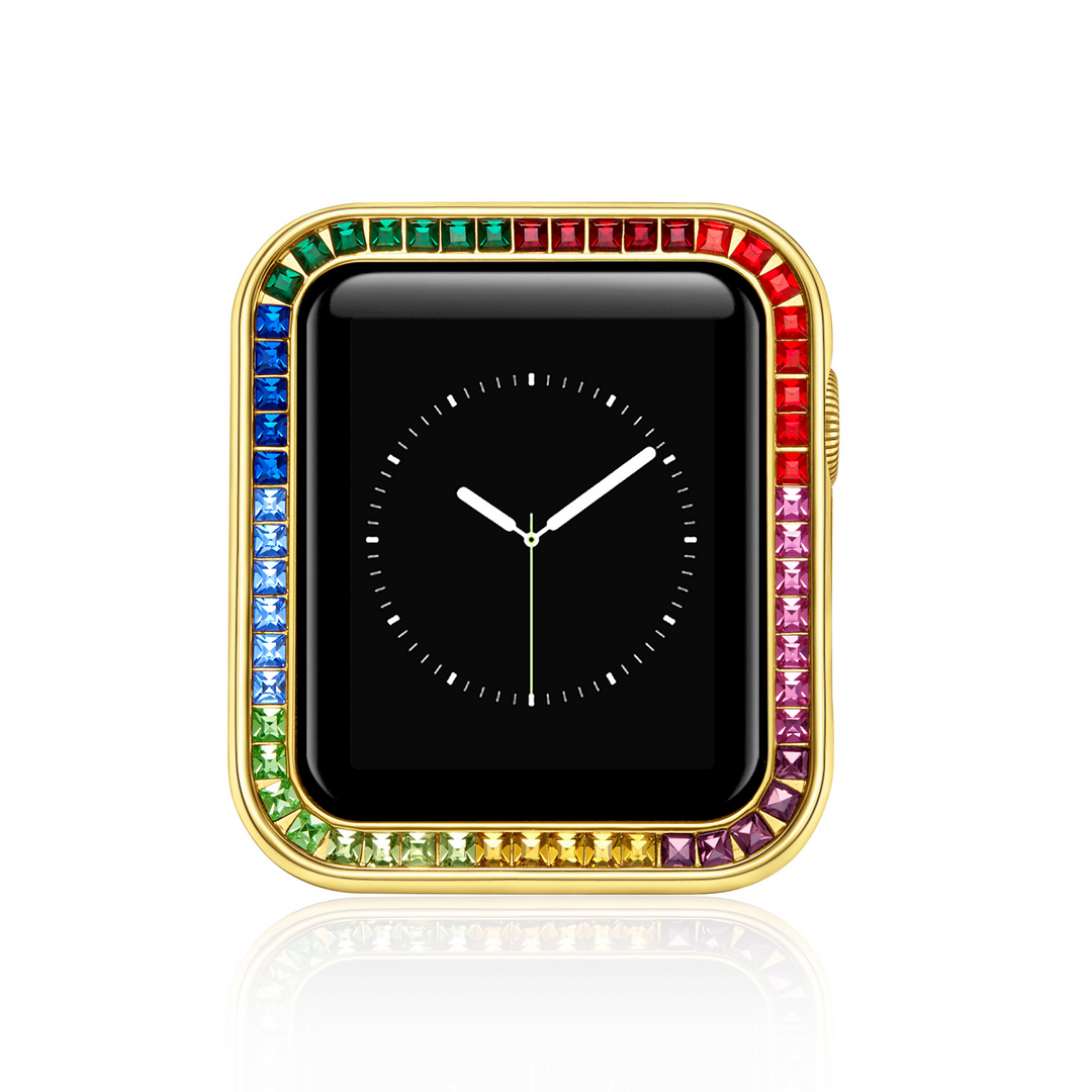 3D Zirkonia Baguette/Diamant Hülle/Case für Apple Watch SE, Ultra-Series | ZITOCASES®