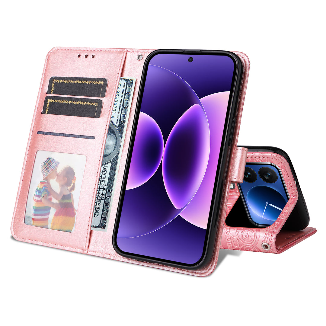 Mandala-Blumen Kunstleder Klapp Hülle/Flip Case für Xiaomi 17, 17 Pro, 17 Pro Max | ZITOCASES®
