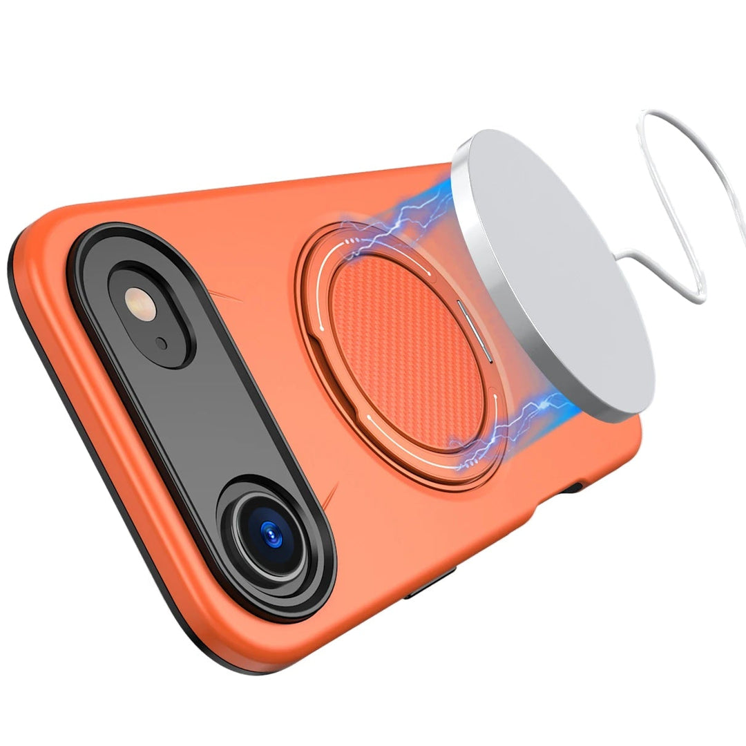 Stoßabsorbierende MagSafe/Magnet Hülle/Case mit integriertem Ständer für iPhone Air | ZITOCASES®