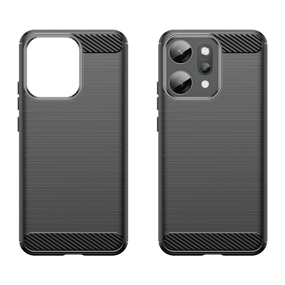 Metallstruktur/Carbon Optik Silikon Hülle/Case für Oppo Reno 14, 14 F, 14 Pro | ZITOCASES®