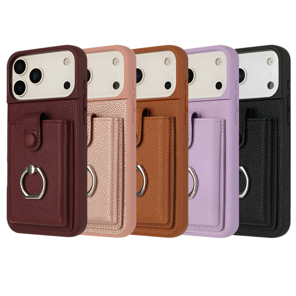 Kunstleder/Kartenfach Ring Hülle/Case für iPhone 17 Pro, 17 Pro Max | ZITOCASES®