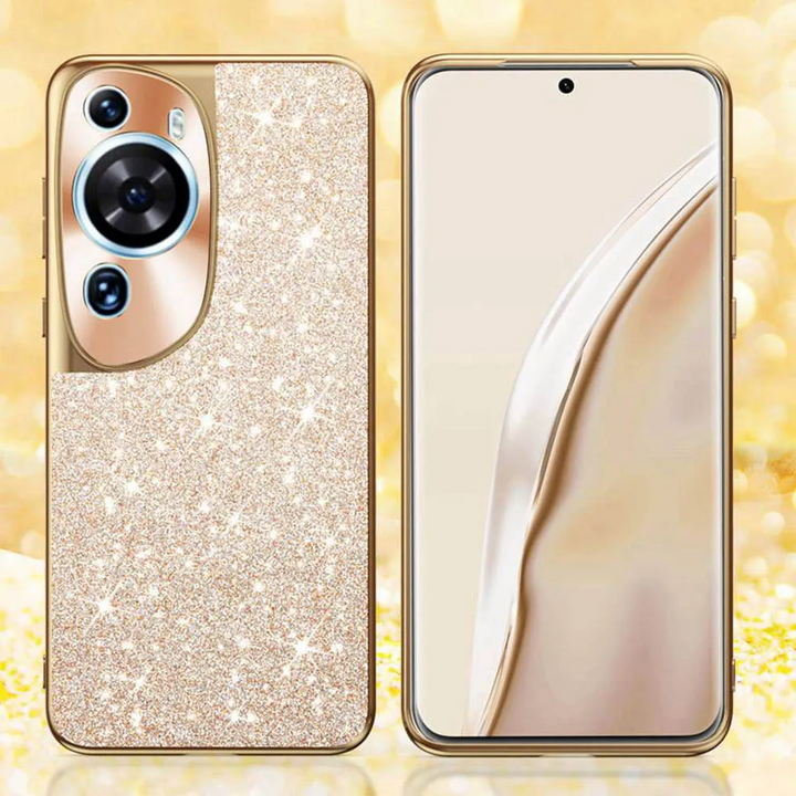 Glitzer/Gold Soft Hülle/Case für Huawei Pura 70, 70 Pro, 70 Ultra, P60 Pro, P50, P50 Pro, P40, P40 Pro, P40 Lite, P30, P30 Lite, P30 Pro, P20, P20 Pro, P20 Lite, Mate 60 Pro, 50 Pro, 40 Pro, Nova 12s, 12i, 12 SE | ZITOCASES®