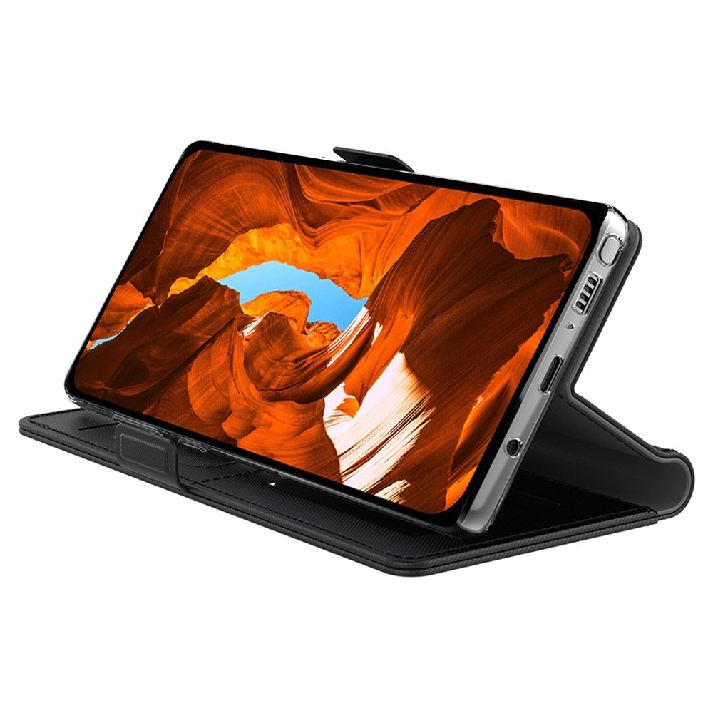 Kunstleder/Kartenfach Klapp Hülle/Flip Case für Xiaomi 17 Ultra