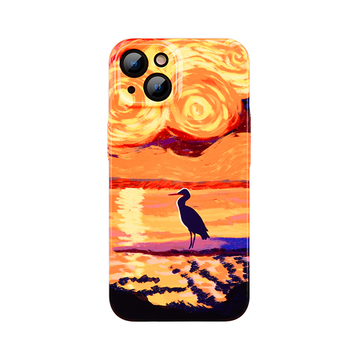 Sonnenuntergang/Gemälde Plastik Hülle/Case für iPhone 16-Serie | ZITOCASES®