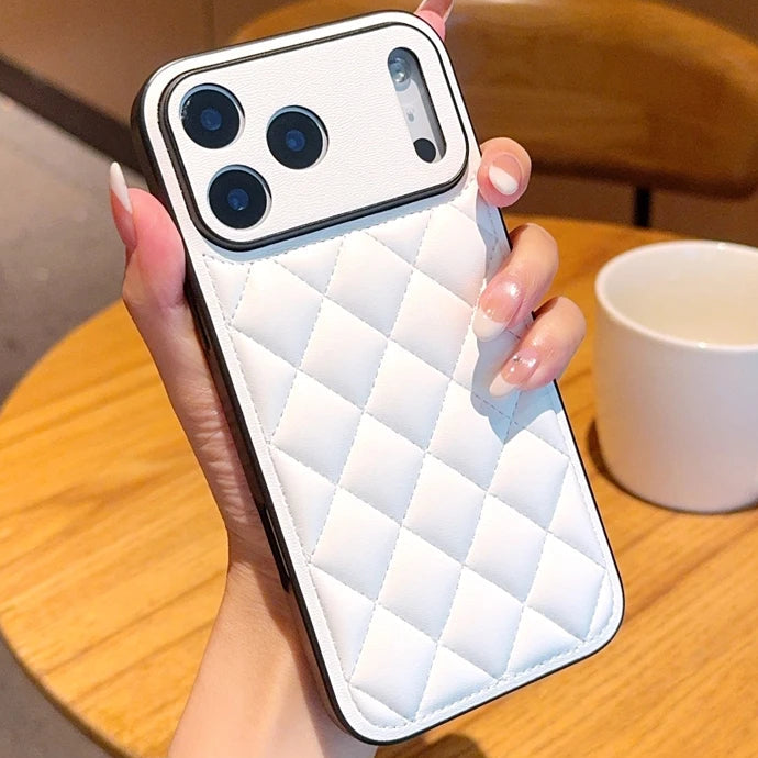 Karierte Kunstleder Hülle/Case für iPhone 17 Pro, 17 Pro Max | ZITOCASES®
