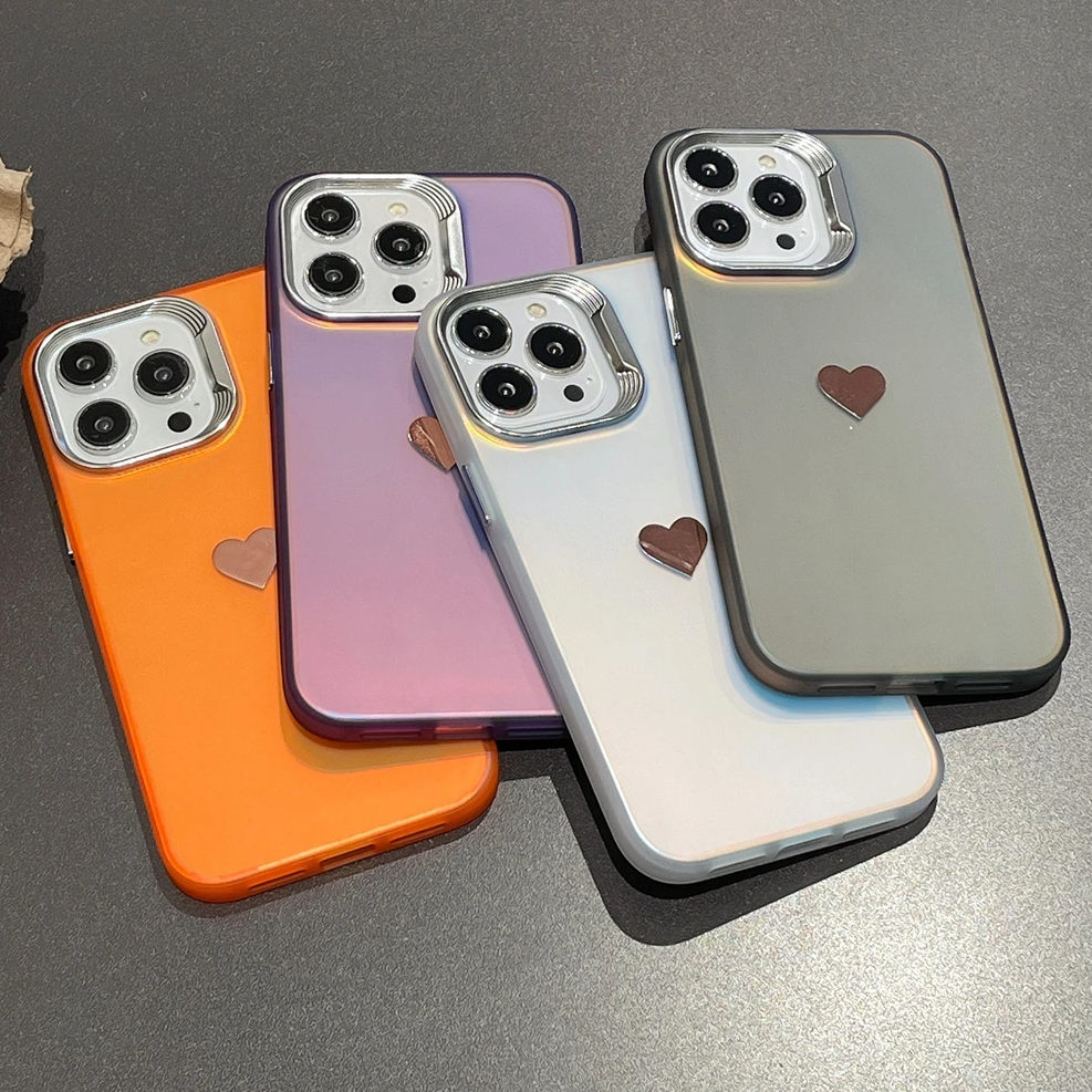 Hochglanz/Laser Herz Motiv Hülle/Case für iPhone 16-Serie | ZITOCASES®