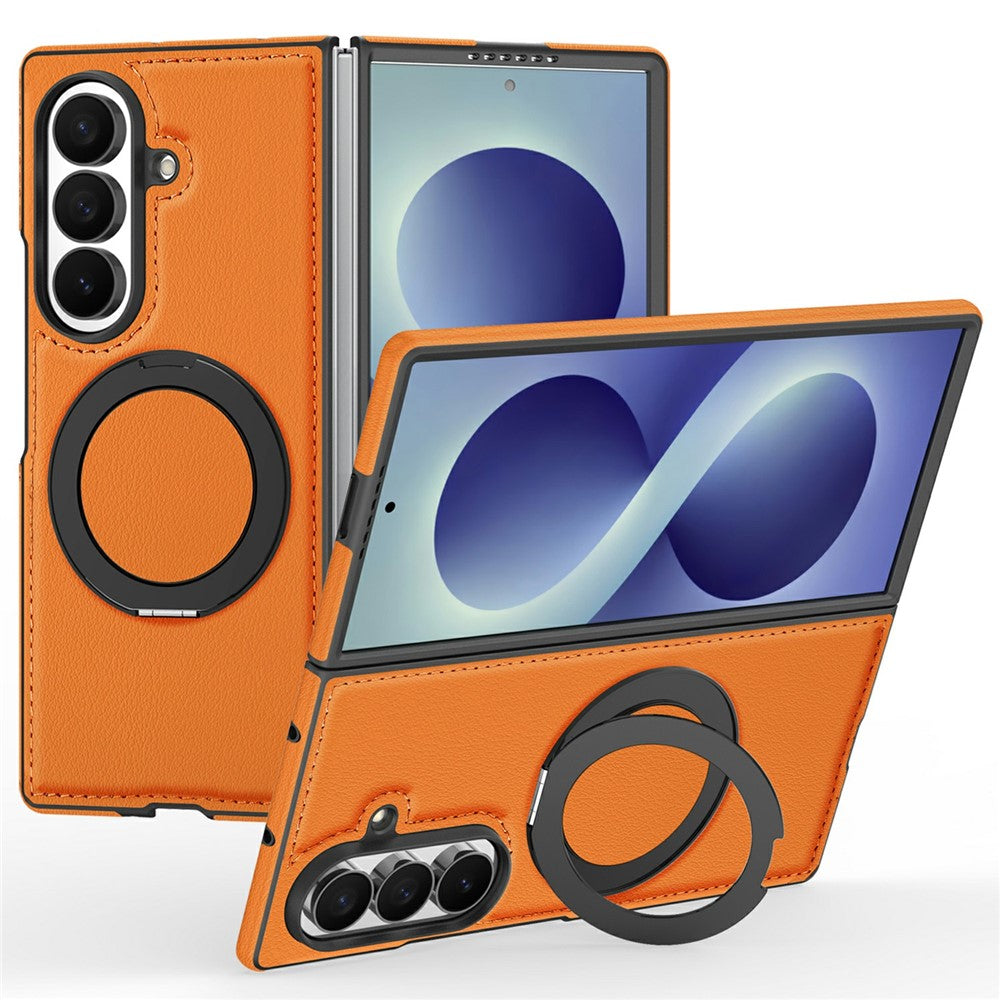 Kunstleder MagSafe/Magnet Hülle/Case mit integriertem Ständer für Samsung Galaxy Z Fold 8 Ultra | ZITOCASES®