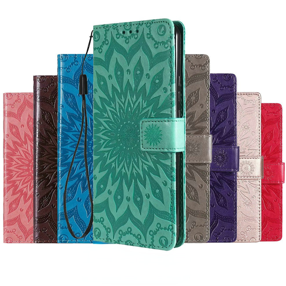 Mandala-Blumen Kunstleder Klapp Hülle/Flip Case für Honor Magic 6, 5, 4-Serie | ZITOCASES®