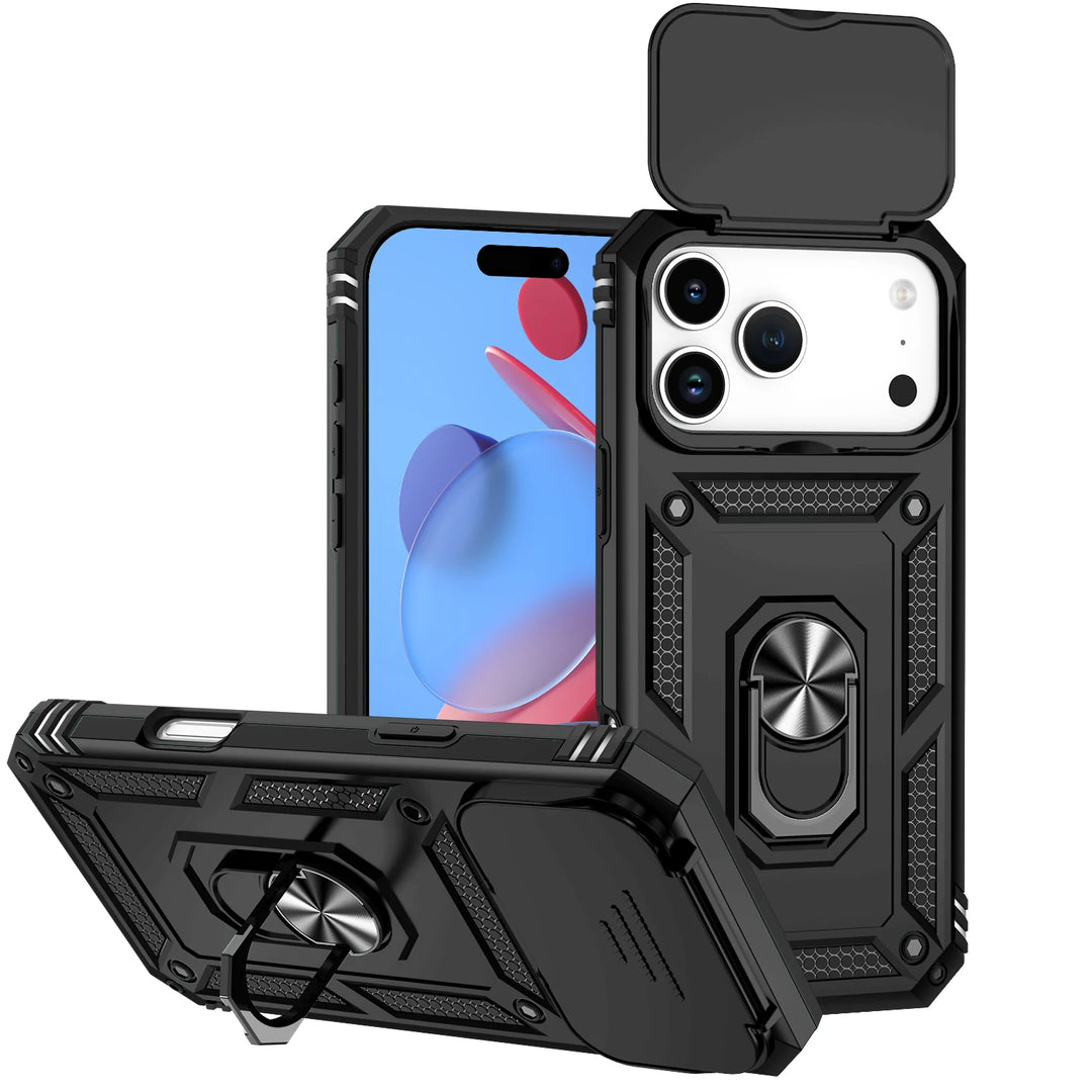Robuste Outdoor/Magnet Hülle/Case mit klappbarer Kameraabdeckung für iPhone 17 Pro, 17 Pro Max | ZITOCASES®
