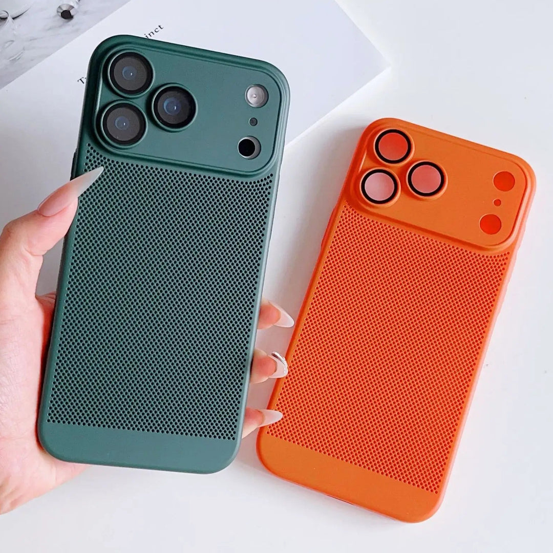 Matte Gelochte/Wärmeableitende Plastik Hülle/Case für iPhone 17 Pro, 17 Pro Max | ZITOCASES®