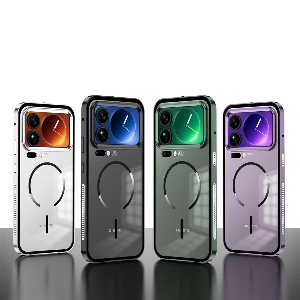 Rahmen/Bumper Aluminium MagSafe/Magnet Hülle/Case inkl. Glas Rückseite für Xiaomi 17, 17 Pro, 17 Pro Max | ZITOCASES®