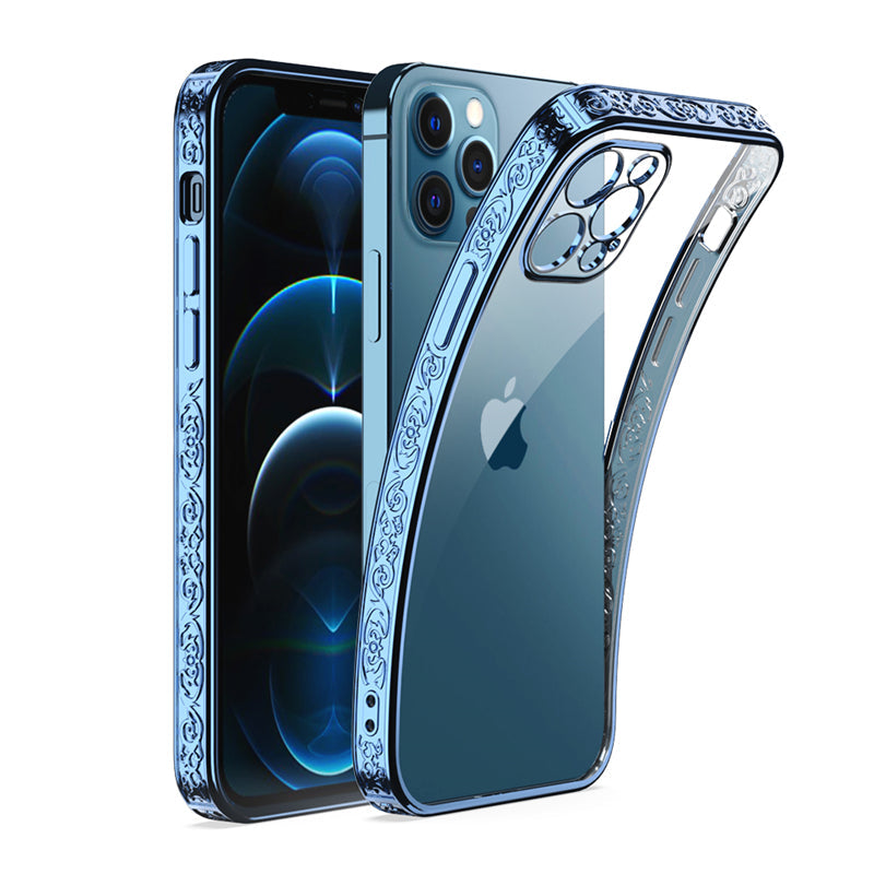 Transparente/Chrom Luxus Hülle/Case verschiedene Farben für iPhone 16, 15-Serie | ZITOCASES®