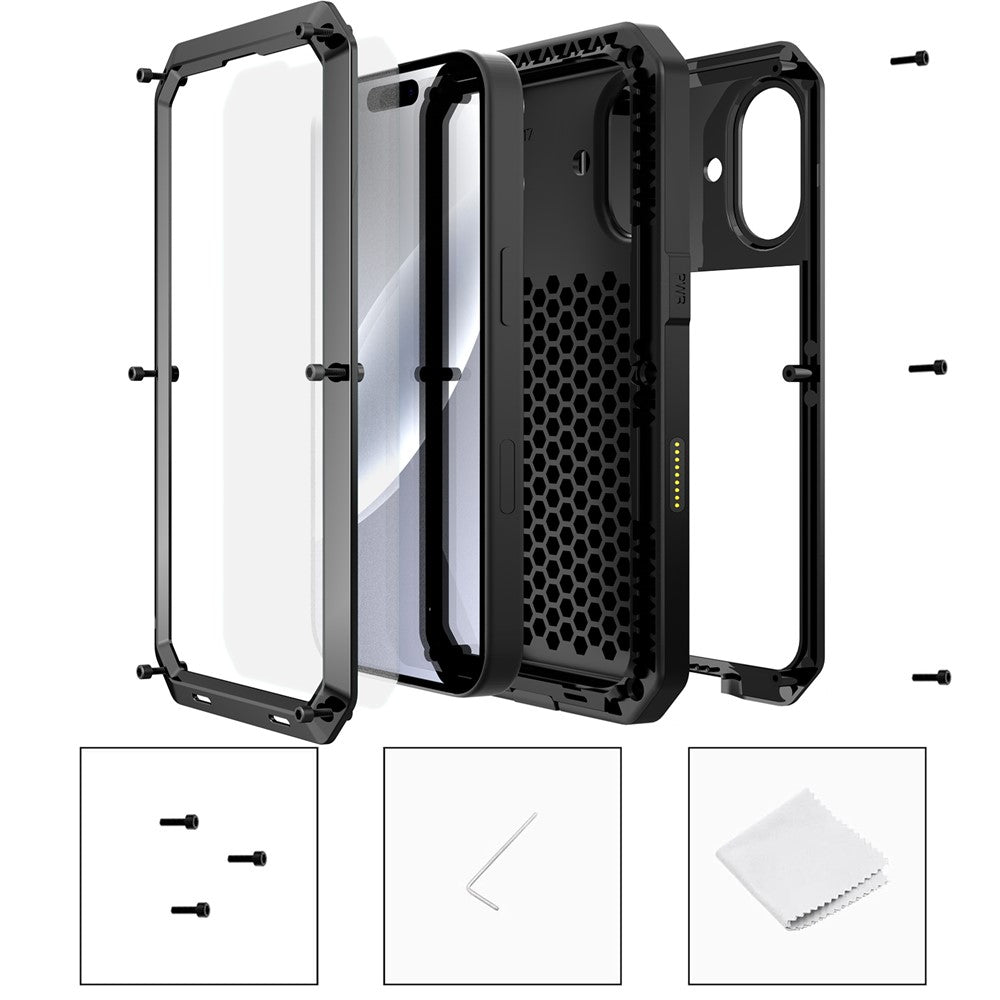 Verschraubbare 360° Aluminium Outdoor Vollschutz Hülle/Case für iPhone 17 | ZITOCASES®