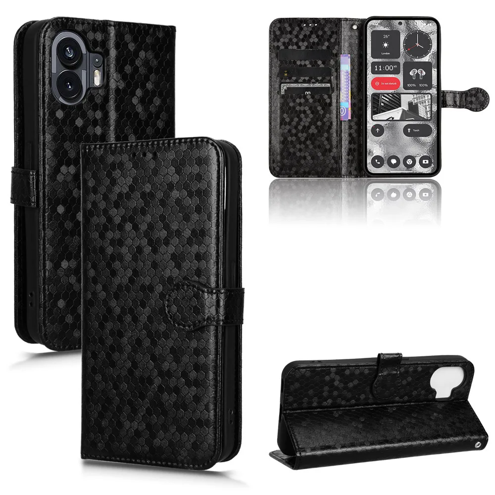 Kunstleder Geometrie-Muster Klapp Hülle/Flip Case für Nothing Phone (2), (2a), (2a) Plus, (1), CMF Phone 1 | ZITOCASES®