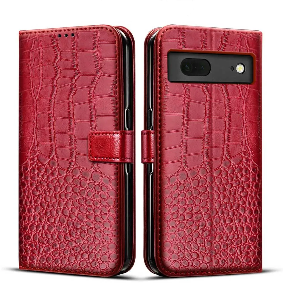 Krokodil-Leder Optik Klapp Hülle/Flip Case für Google Pixel 9, 9 Pro, 9 Pro XL, 9A, 8, 8 Pro, 8A, 7, 7 Pro, 7A, 6, 6A, 6 Pro, 5, 4, 4 XL, 4A, 3, 3 Xl, 3A, 3A XL | ZITOCASES®