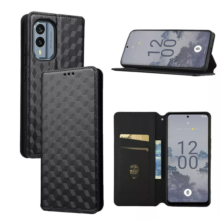 Kunstleder Geometrie-Muster Klapp Hülle/Flip Case für Nokia X30, XR21, XR20, X20, X6, X5, G60, G50, G42, G22, G21, G20, G11, G10, 8.3, 8, 7.2, 7.1, 6.2, 6, 5.4 | ZITOCASES®