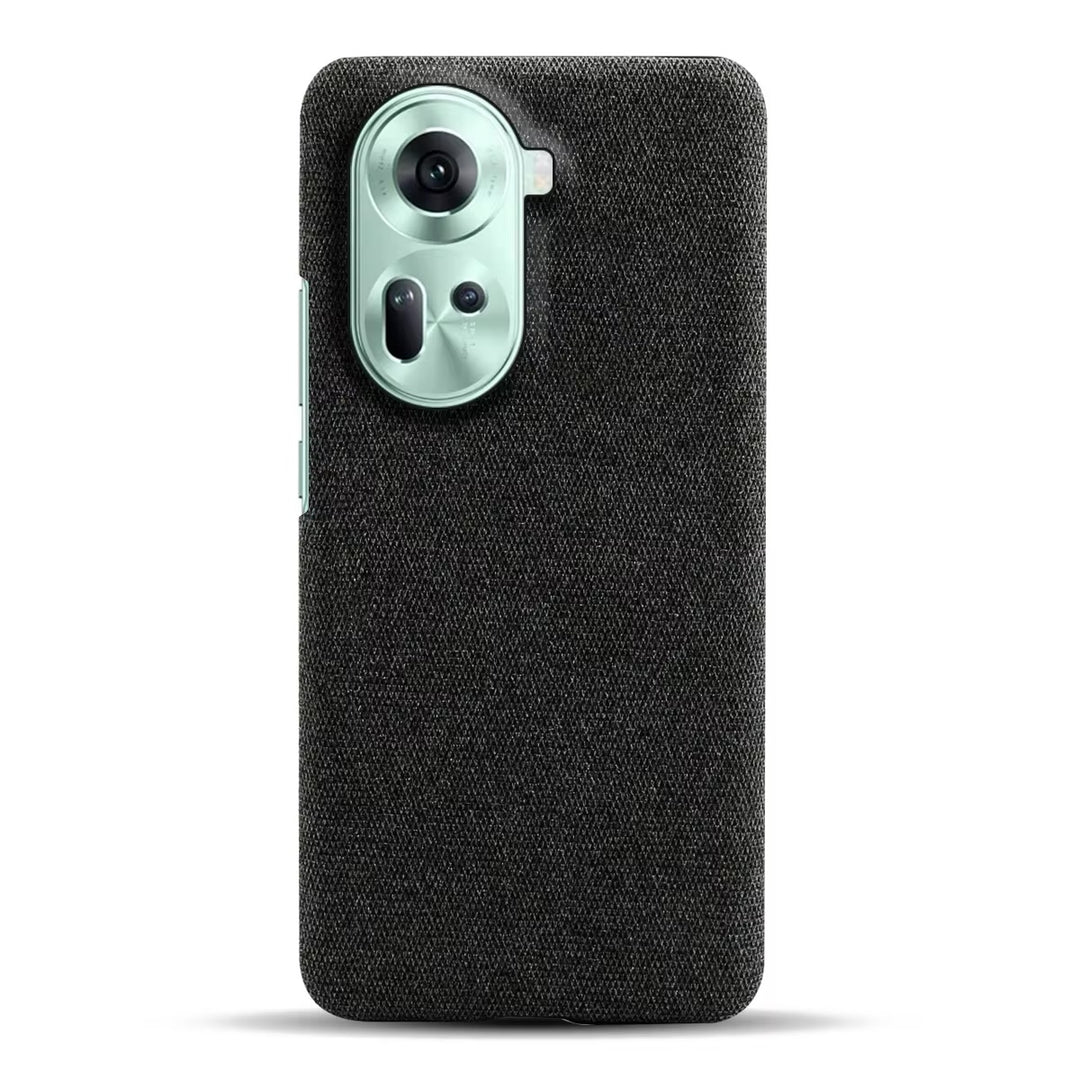 Stoff überzogene Soft Hülle/Case für Oppo Reno 12, 12 Pro, 11, 11 Pro, 10, 10 Pro, 9, 9 Pro, 9 Pro Plus, 8, 8T, 8 Pro, 7, 7 Pro, 7 SE, 6, 2, 2Z, 5G, Ace, Z, Find X7, X7 Ultra, X6, X6 Pro, X5, X5 Pro, X5 Lite, X3 Pro, X3 Neo, X3 Lite, A16, A16S, A54 | ZITOCASES®