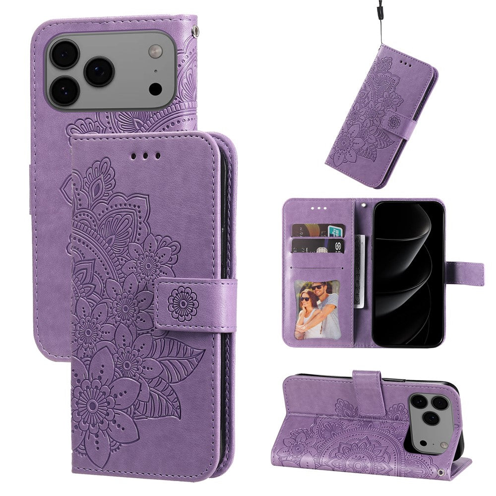 Blumen/Mandala Kunstleder Klapphülle/Flipcase für iPhone 18 Pro, 18 Pro Max | ZITOCASES®