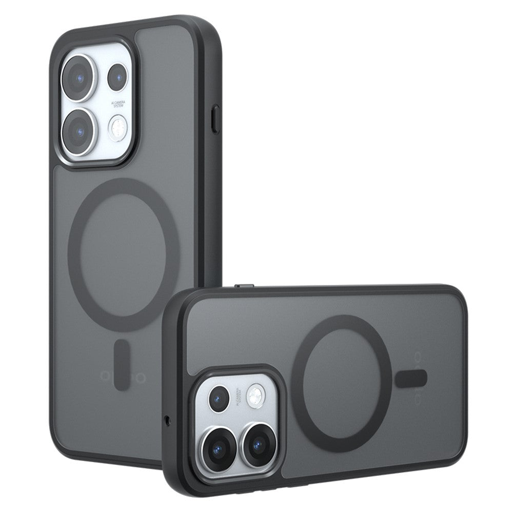 Matte Transparente MagSafe/Magnet Hülle/Case für Oppo Reno 16, 16 Pro, 16 FS, 16 F
