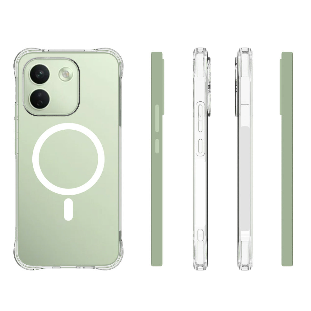 Transparente Airbag MagSafe/Magnet Hülle/Case für Xiaomi Redmi Note 17, 17 Pro, 17 Pro Max