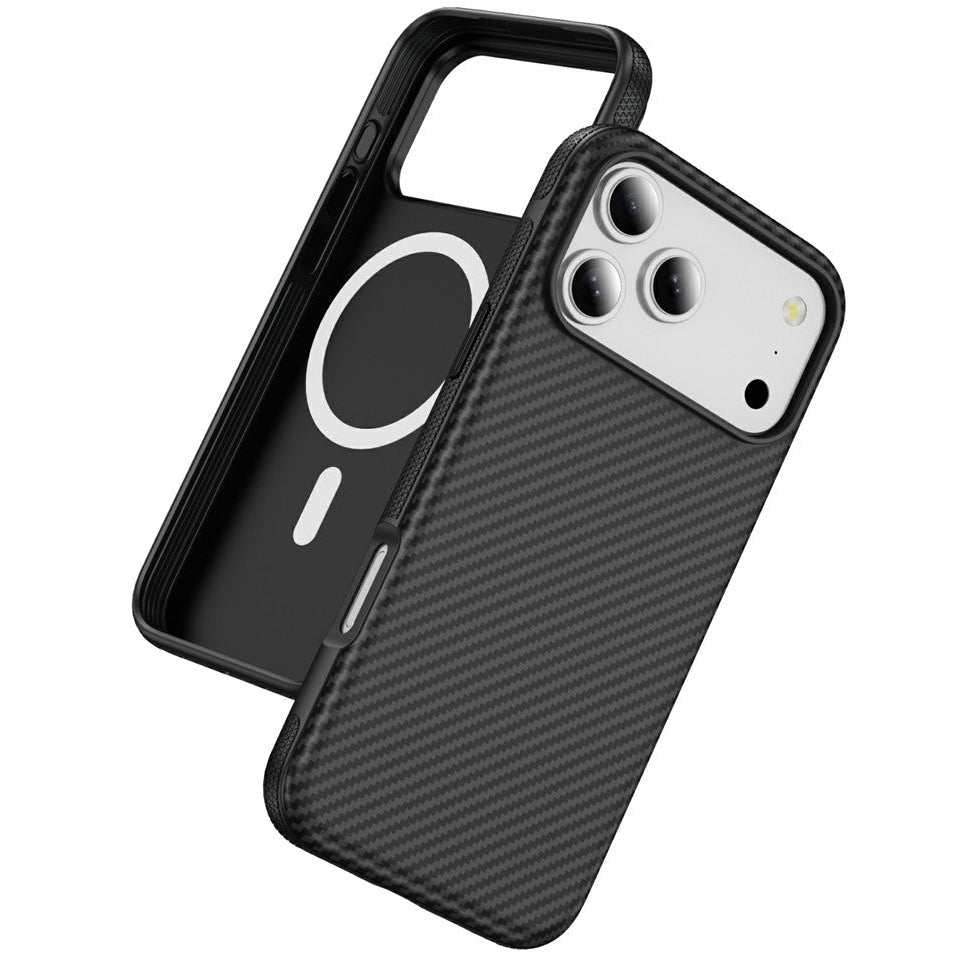 Carbon Optik MagSafe/Magnet Silikon Hülle/Case für iPhone 18 Pro, 18 Pro Max | ZITOCASES®